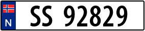 Truck License Plate